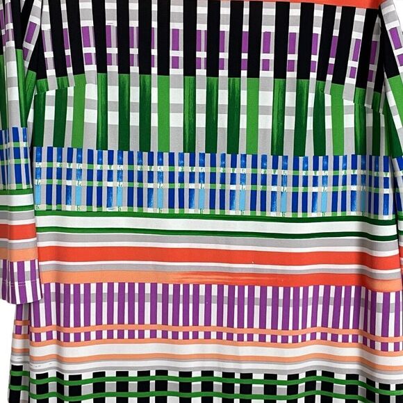 Eliza J Women's size 14 Multi Color 3/4 Short Sleeve Dress - Picture 2 of 7